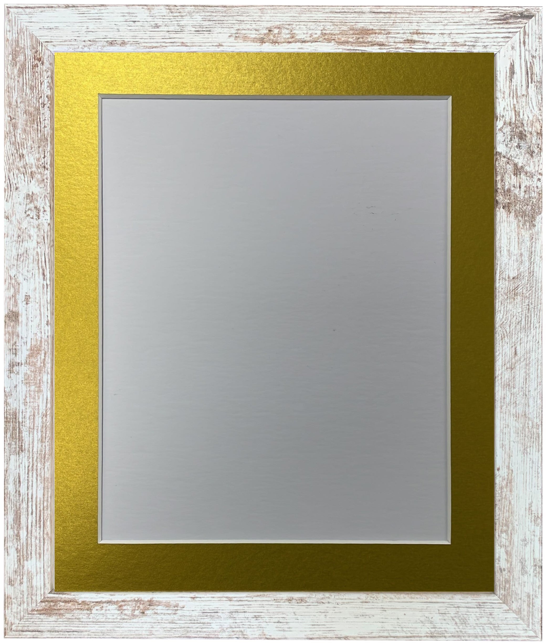 H7 Distressed White Frame
