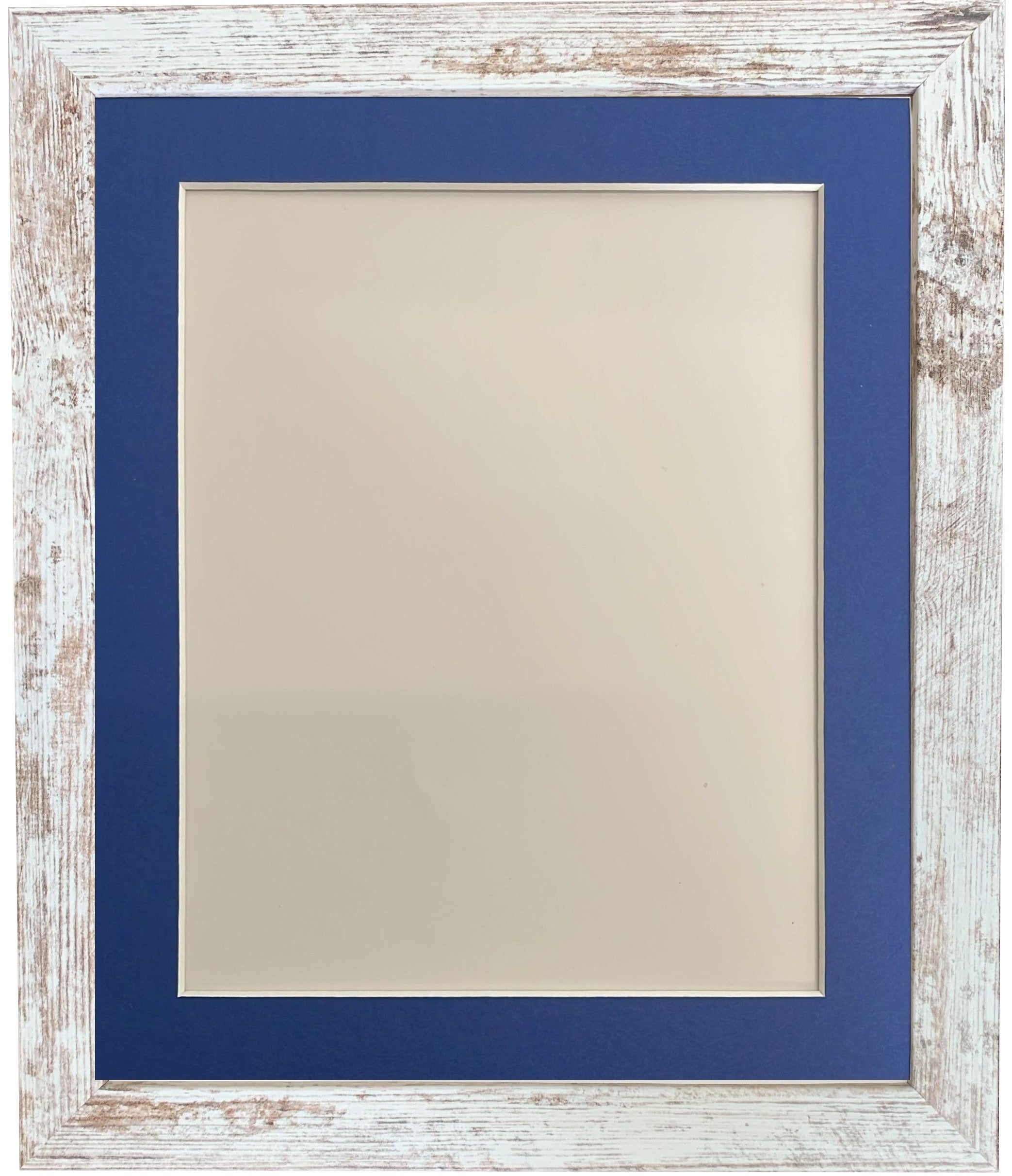 H7 Distressed White Frame