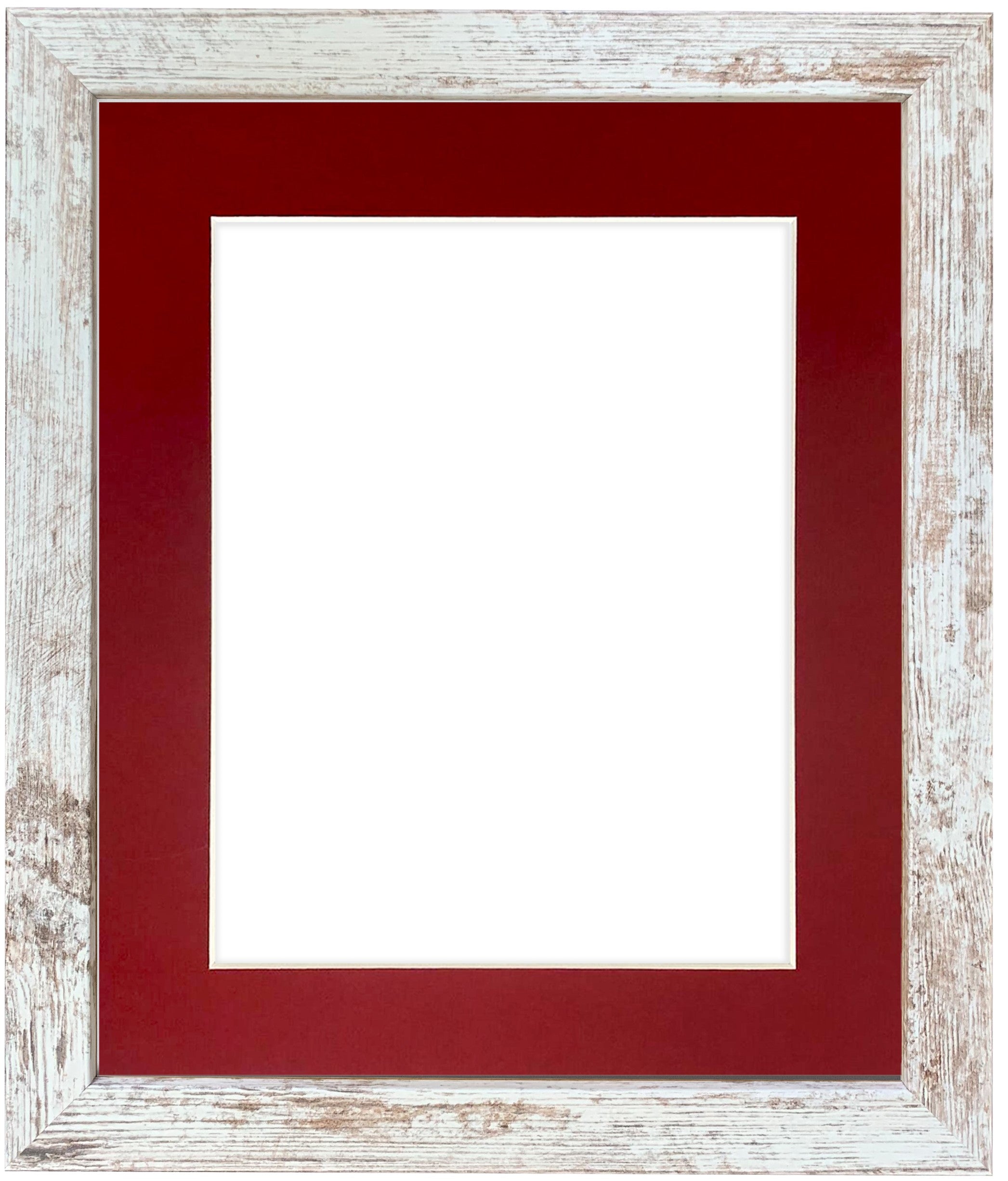 H7 Distressed White Frame