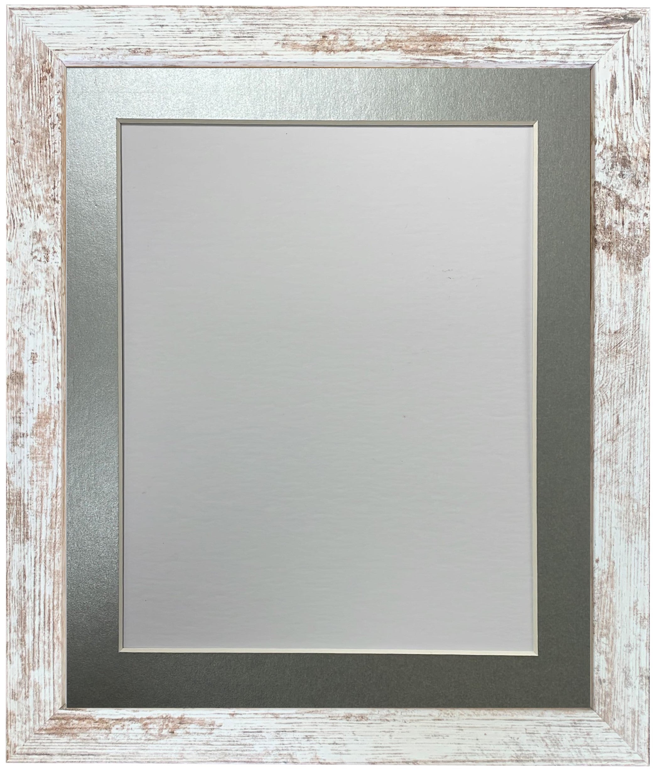 H7 Distressed White Frame