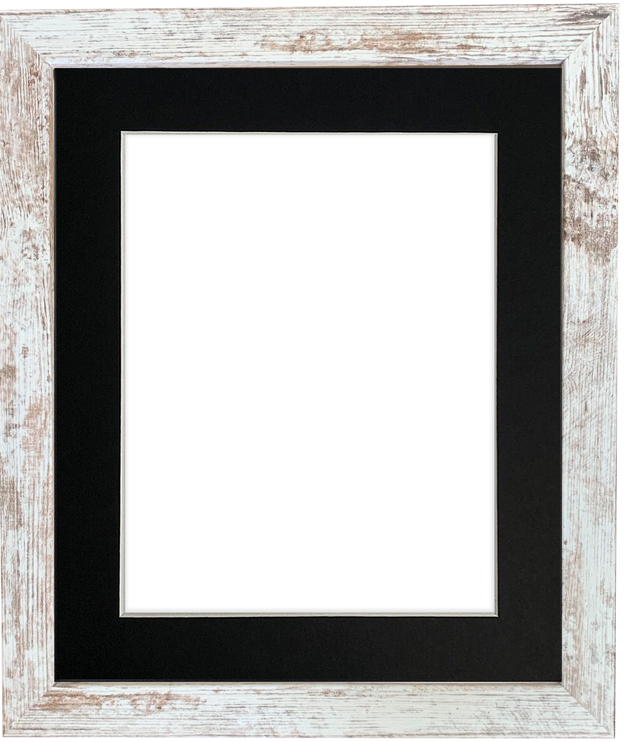 H7 Distressed White Frame