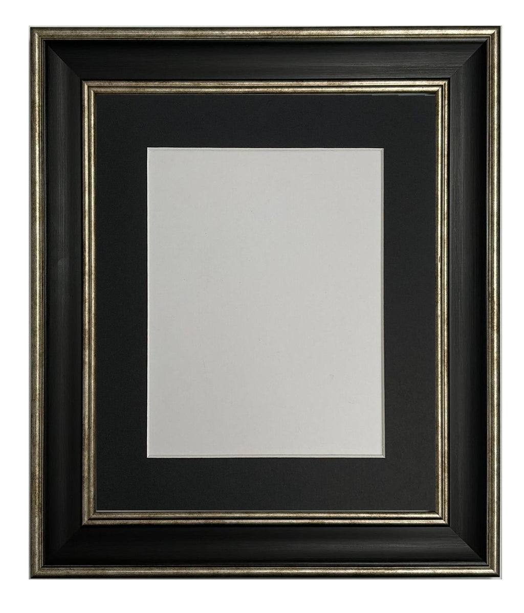 Scandi Black & Silver Frame