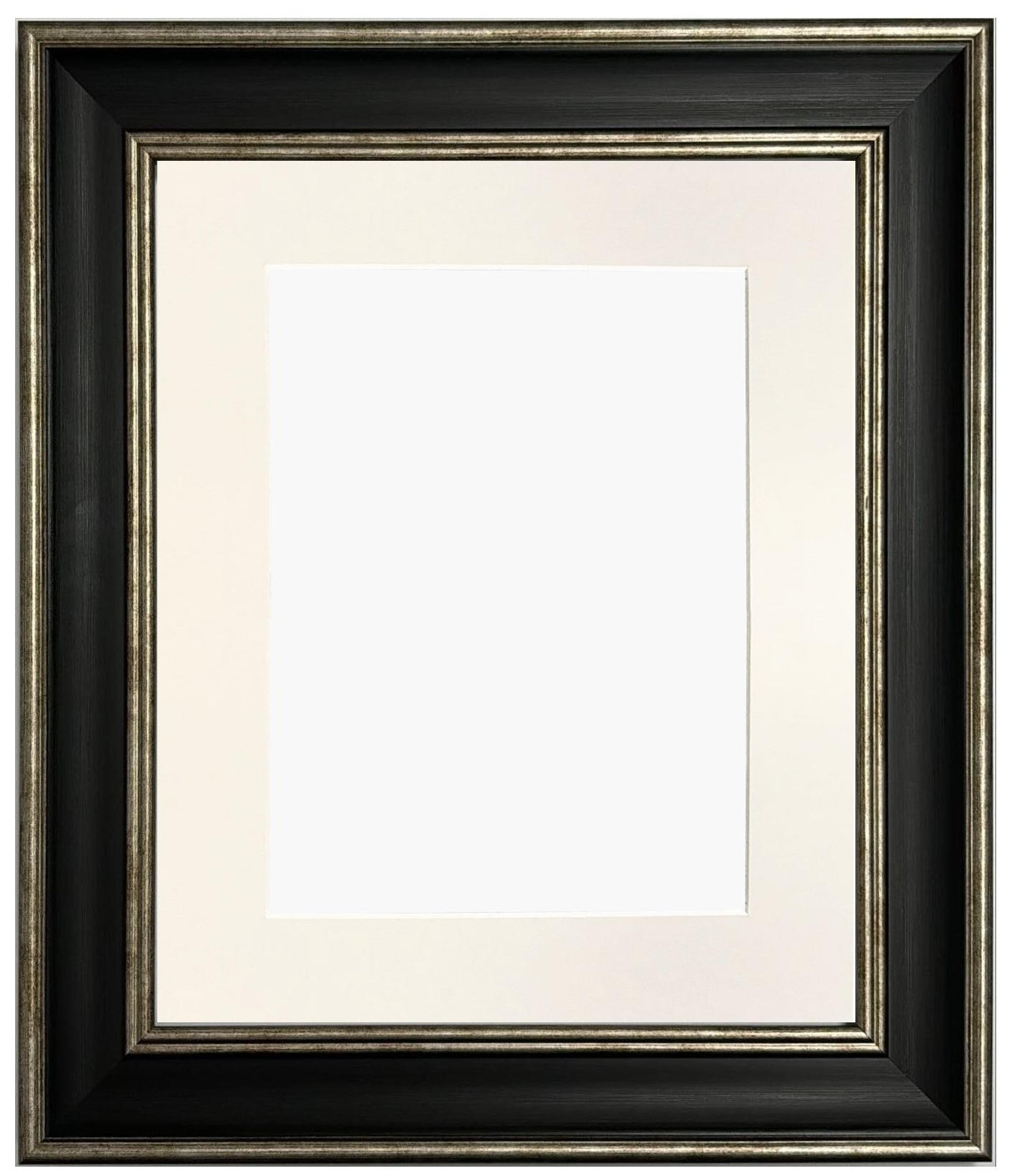 Scandi Black & Silver Frame