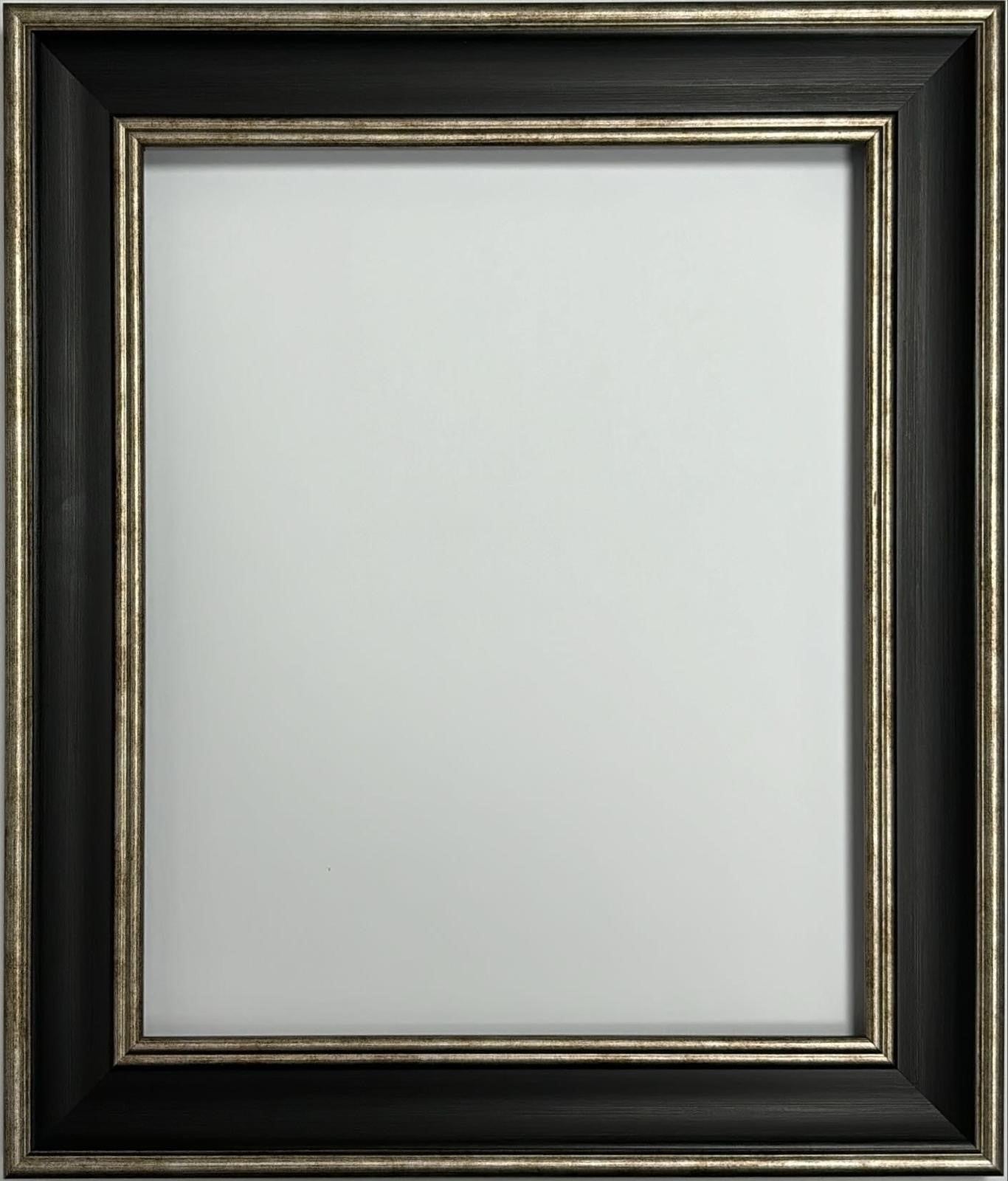 Scandi Black & Silver Frame