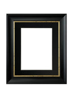 Scandi Black Crackle Frame