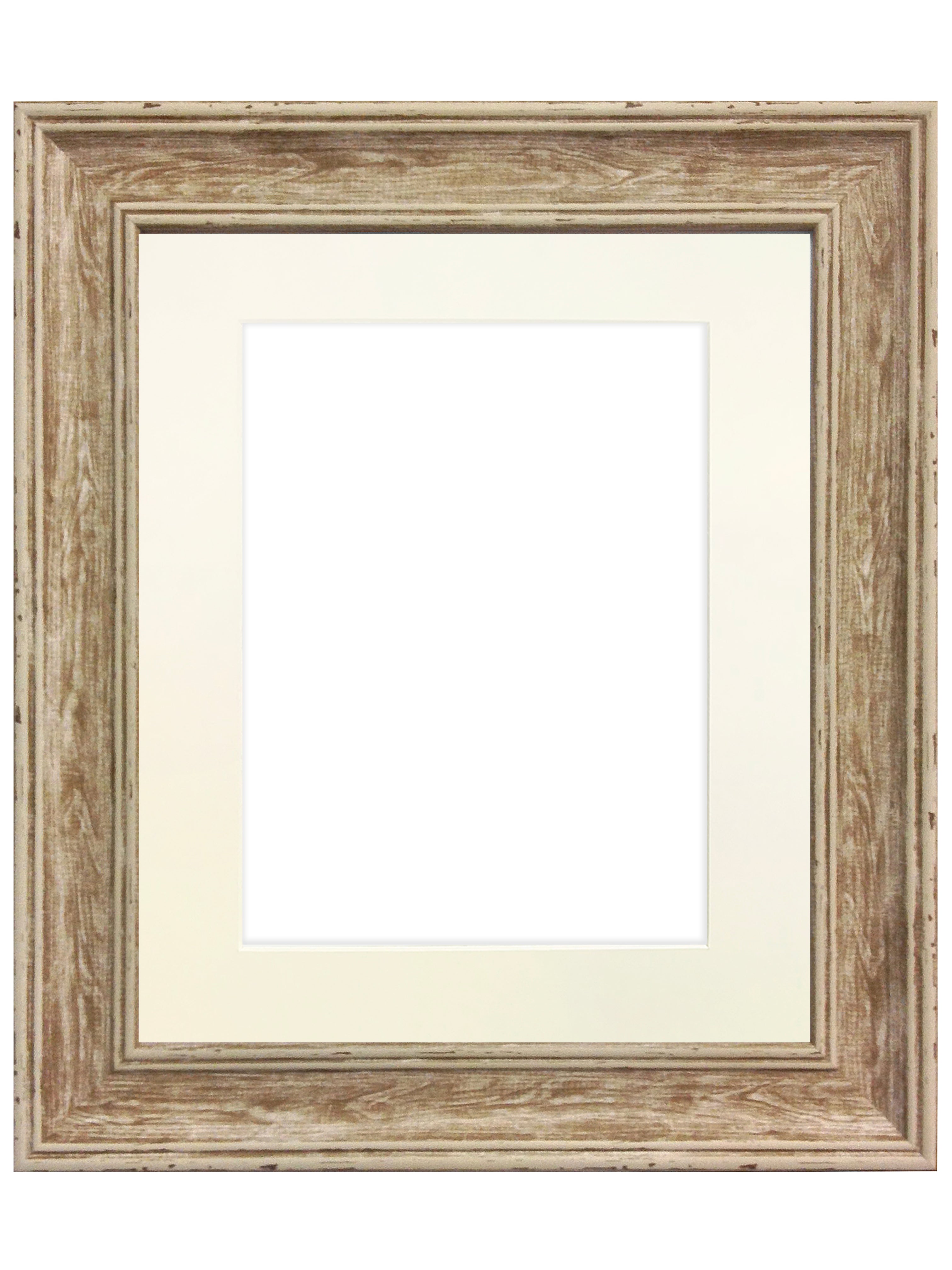Scandi Distressed Wood Frame