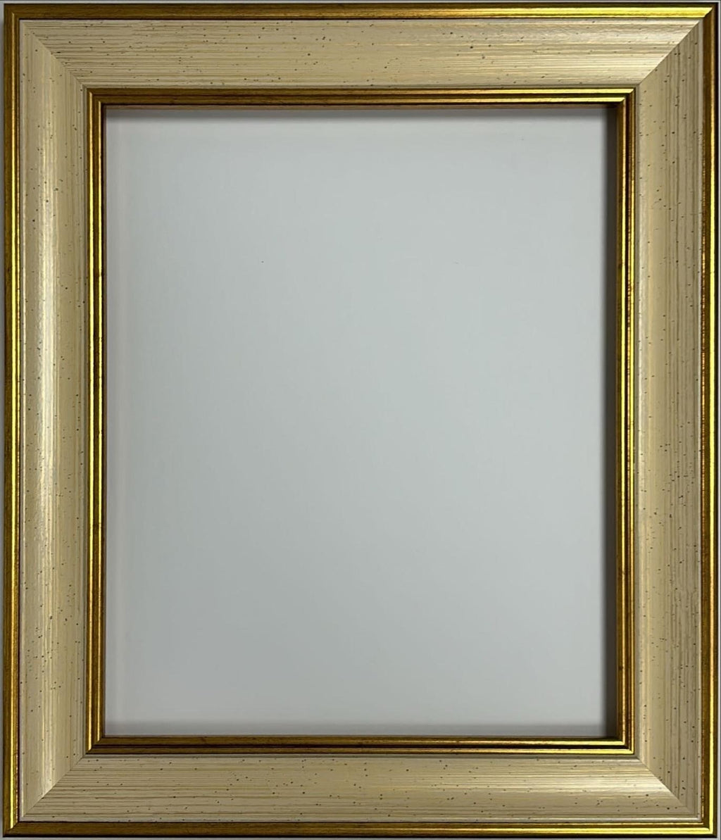 Scandi Cream and Gold Frame
