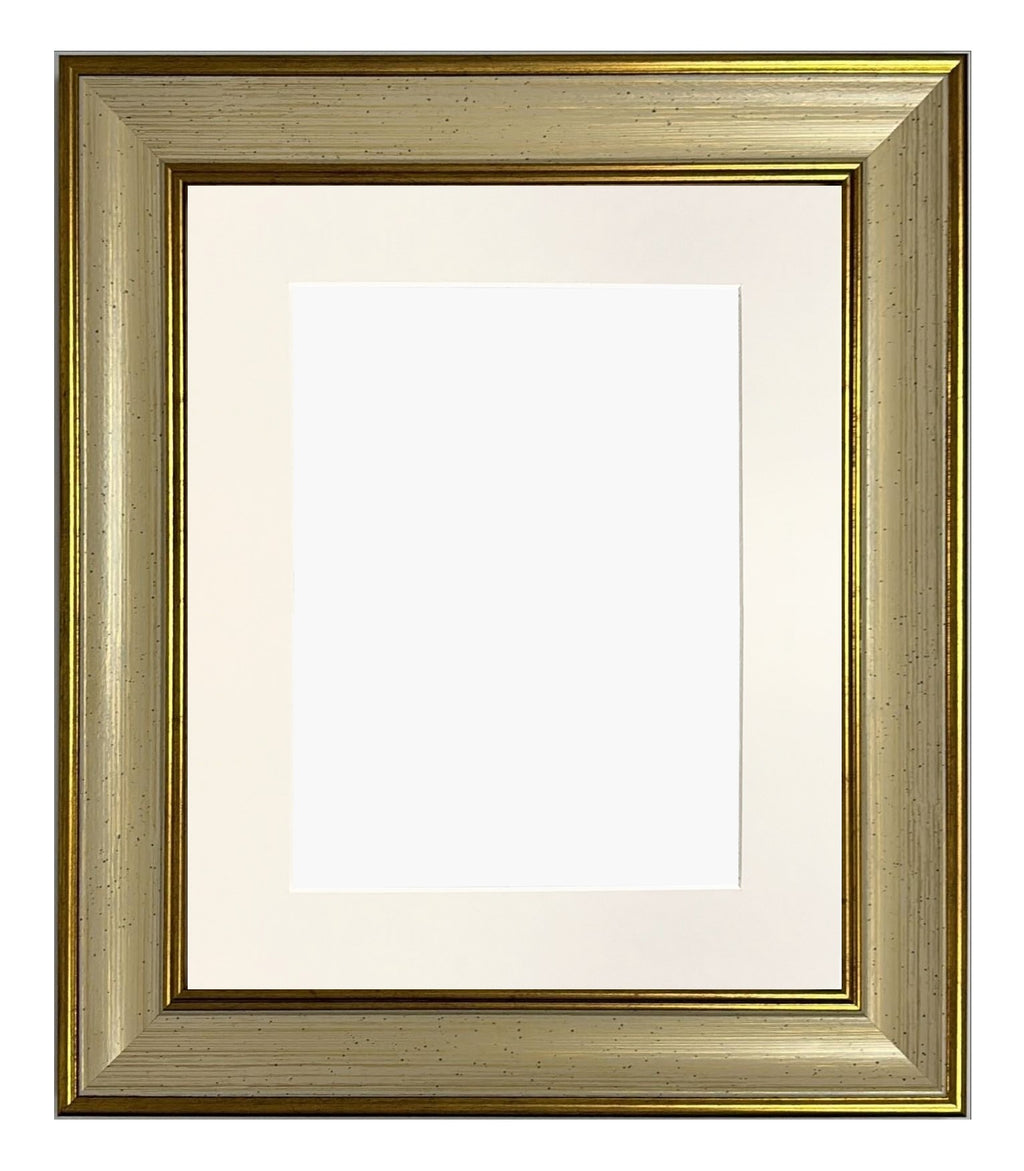 Scandi Cream and Gold Frame