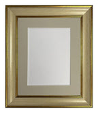 Scandi Cream and Gold Frame