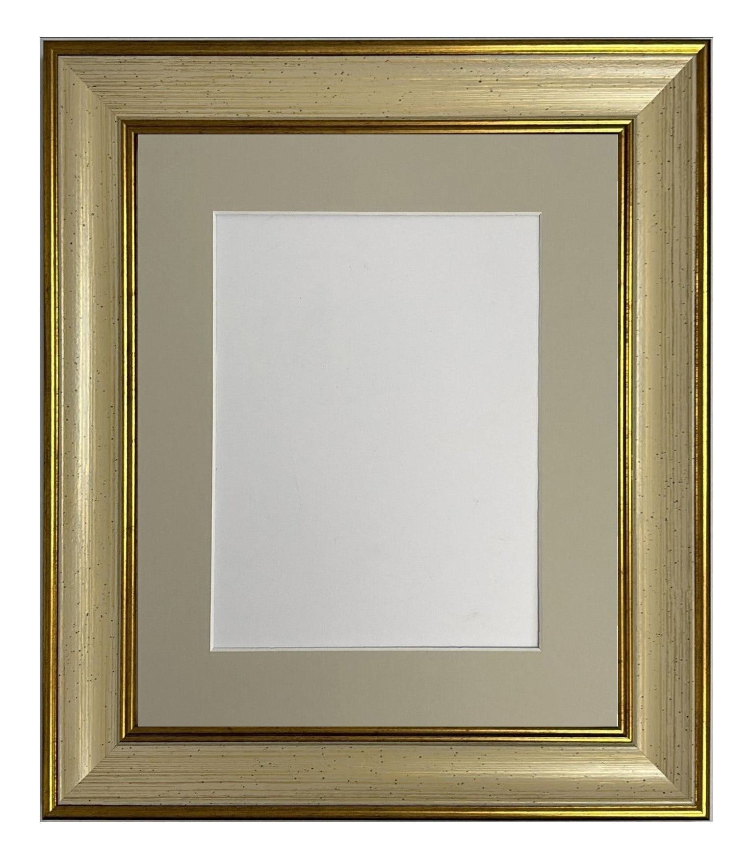 Scandi Cream and Gold Frame