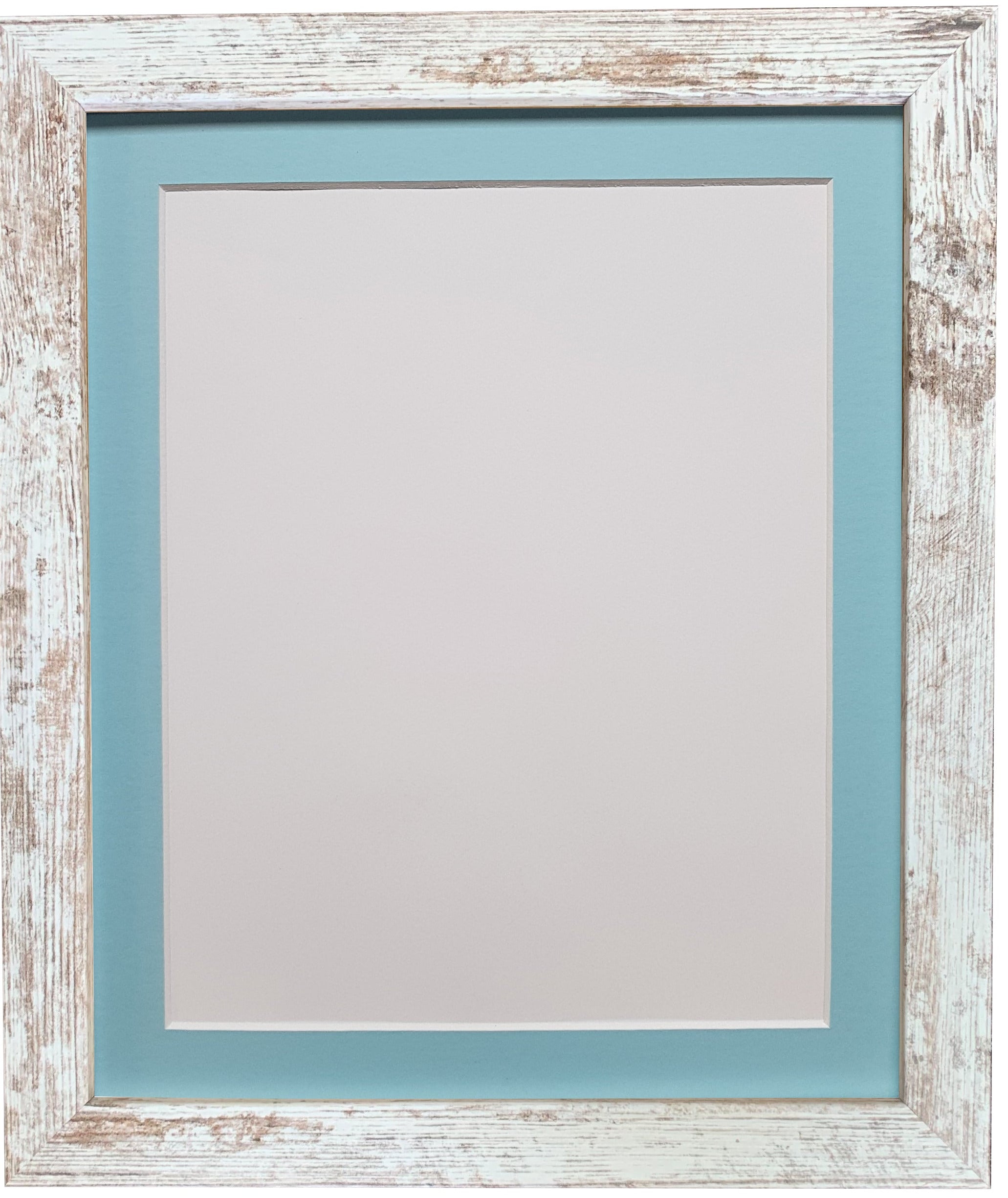 H7 Distressed White Frame