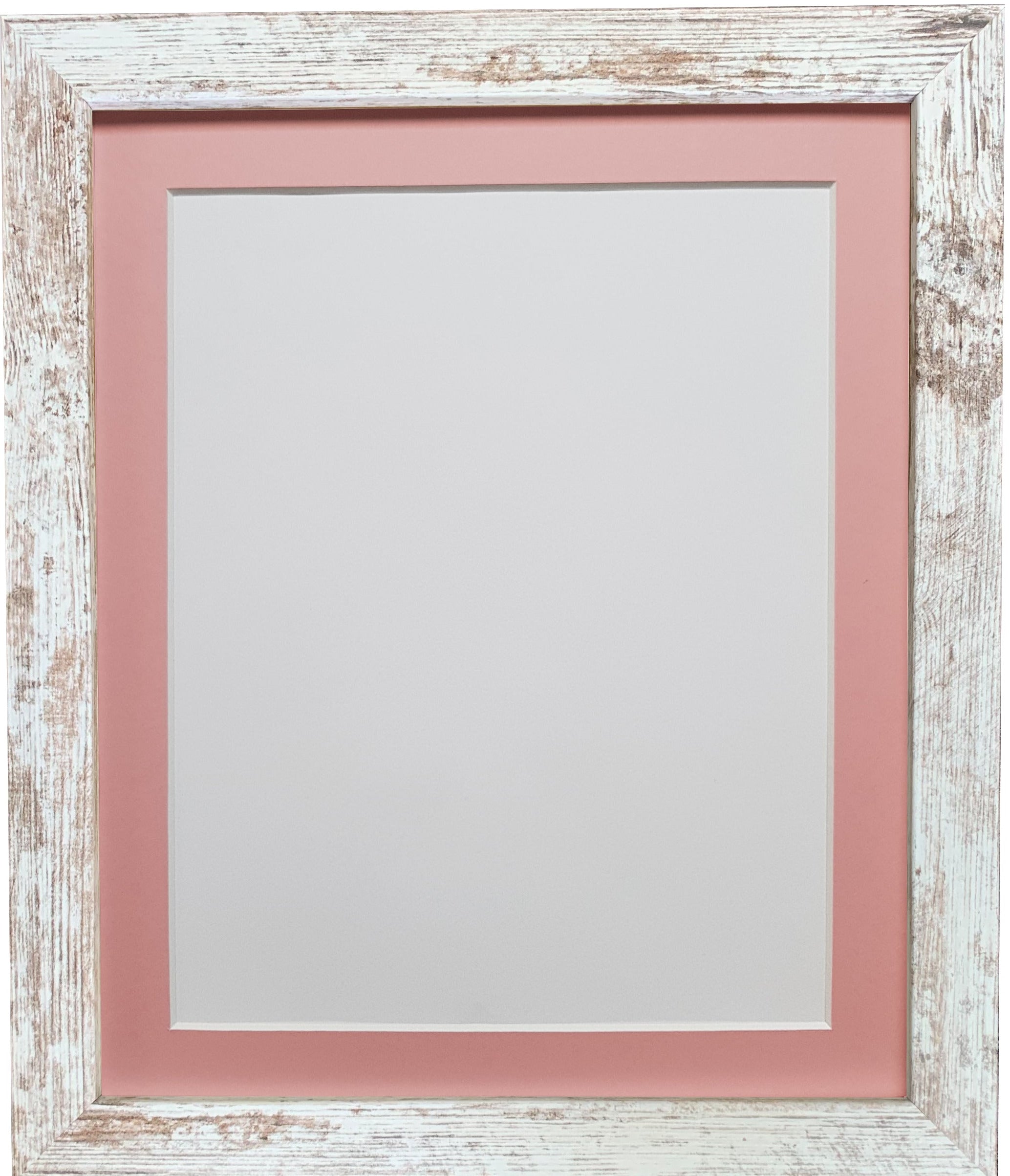 H7 Distressed White Frame